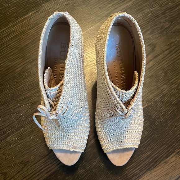 Burberry Prorsum Ankle Open Toe Boots - Picture 6 of 7